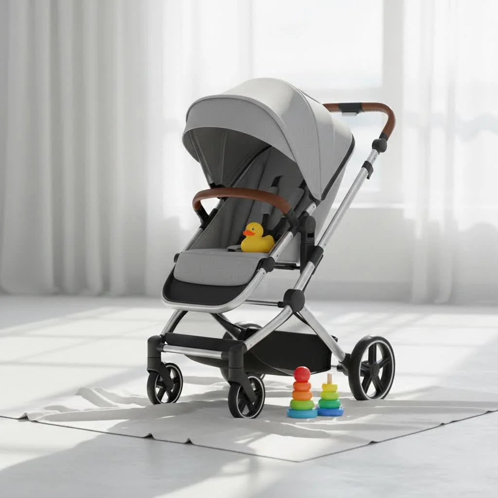Doona car seat stroller transforming from car seat to stroller
